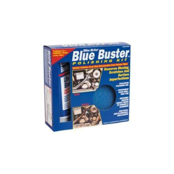Bike Brite Blue/White Motorcycle Spray Wash Gift Pack - 32 Fl. Oz And Blue Buster Polishing Kit