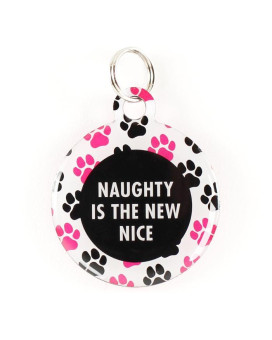 Super Pet Tag - Polymer Coated Stainless Steel, Play Series: "Naughty Is The New Nice!"