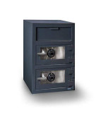 Hollon Safe FD-3020CC B-Rated Commercial Depository Safe Lock Type: Dual Dial Combination Lock