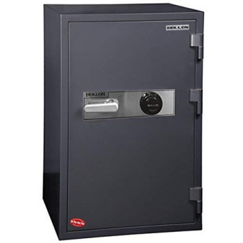 Hollon HS-1000C Security Safe in Gray with Combination Dial Lock