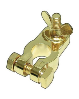 BATTERY TERMINAL AUDIOPIPE POSITIVE; GOLD PLATED