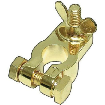 BATTERY TERMINAL AUDIOPIPE POSITIVE; GOLD PLATED