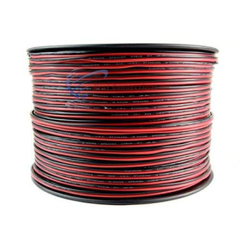 SPEAKER CABLE 18 GA. 1000' AUDIOPIPE; RED + BLACK