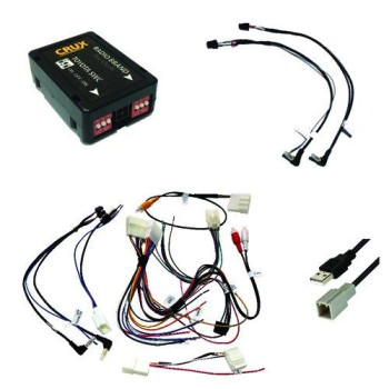 CRUX Radio Replacement w/SWC & OE RVC Retention for Toyota Vehicles 2012-UP