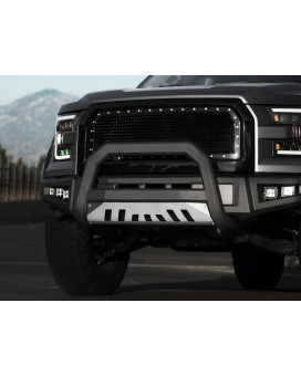 Armordillo 1999-2006 Chevy Silverado 1500 AR Series Bull Bar - Matte Black W/Aluminum Skid Plate