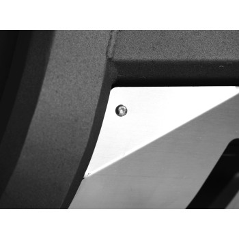 Armordillo 2001-2004 Nissan Frontier AR Series Bull Bar - Matte Black W/Aluminum Skid Plate