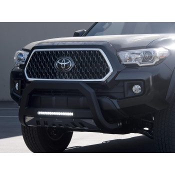 Armordillo 2005-2018 Nissan Frontier AR Series Bull Bar - Matte Black W/Aluminum Skid Plate