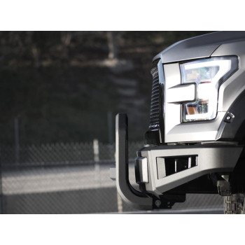 Armordillo 2003-2009 Lexus GX470 AR Series Bull Bar W/LED - Matte Black W/Aluminum Skid Plate