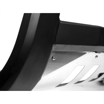 Armordillo 2003-2009 Toyota 4Runner AR Series Bull Bar W/LED - Matte Black W/Aluminum Skid Plate