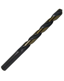 1/4" HSS Black Oxide Jobber Length Drill Bit, Drill America, D/AN1/4