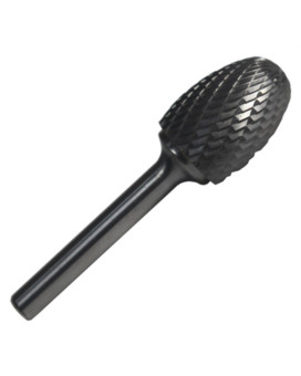 SE11 3/16" X 5/16" Oval Carbide Burr 1/4 Shank, DULSE11