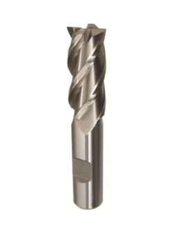 11.00mm HSS 4 Flute Single End End Mill, Qualtech, DWC11MM-4FSE