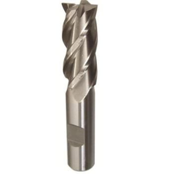 11.00mm HSS 4 Flute Single End End Mill, Qualtech, DWC11MM-4FSE