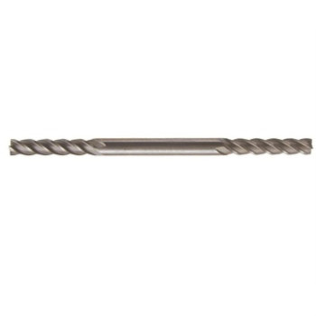 5/32" X 3/16 Shank HSS 4 Flute Double End Long End Mill, Qualtech, DWCF105