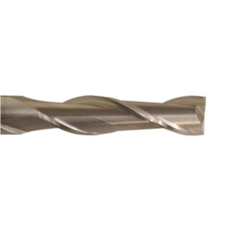 5/8" X 1/2" HSS 2 Flute Single End End Mill, Qualtech, DWCT322