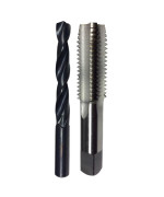 0-80 HSS Plug Tap and matching 3/64" HSS Drill Bit in plastic pouch.