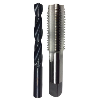 0-80 HSS Plug Tap and matching 3/64" HSS Drill Bit in plastic pouch.