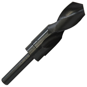 1"-12 HSS Plug Tap and matching 59/64" HSS 1/2" Shank Drill Bit in plastic pouch.