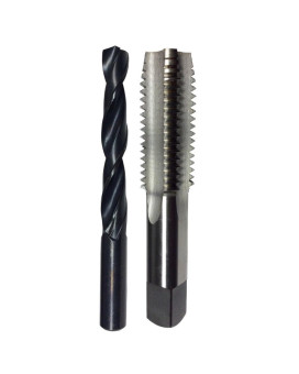 1/2"-13 HSS Plug Tap and matching 27/64" HSS Drill Bit in plastic pouch.