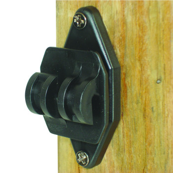 Field Guardian Wood Post - Nail On Insulator For Hi-Tensile - Black - 100/Pk