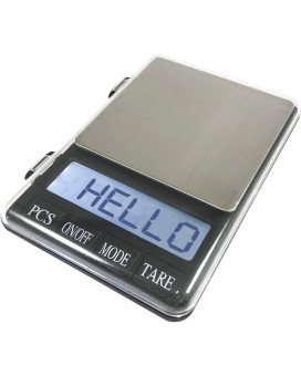 A Pocket Scale With A Large Display, 1-Minute Auto-Off, Overload Indicator, And Low Battery Indicator.