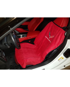 Corvette C7 Seat Armour Adreniline Red Seat Towel