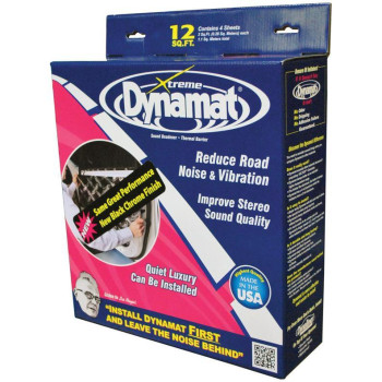 Dynamat Xtreme 12 Sq Ft 4 Sheets 12"X36"; Door/Ceiling