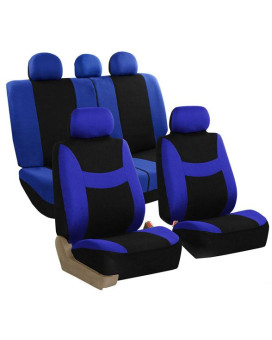 Light And Breezy Cloth Seat Covers - Blueblack