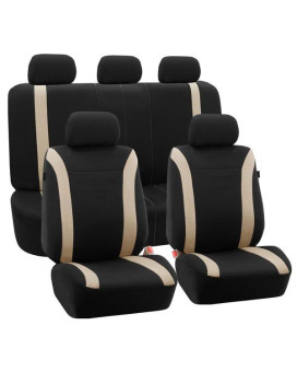 Cosmopolitan Flat Cloth Seat Covers - Beige