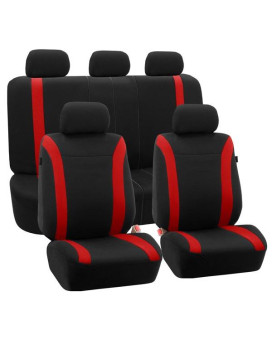 Cosmopolitan Flat Cloth Seat Covers - Red