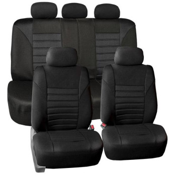 Premium 3D Air Mesh Seat Covers - Full Set - Black