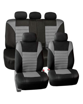 Premium 3D Air Mesh Seat Covers - Full Set - Gray