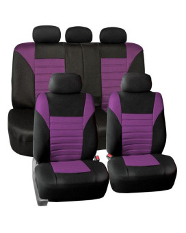Premium 3D Air Mesh Seat Covers - Full Set - Purple