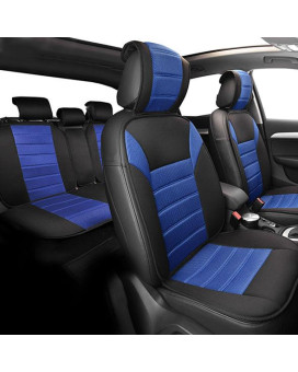 Ultra Fine Polyester Car Seat Cushion Pads - Blue