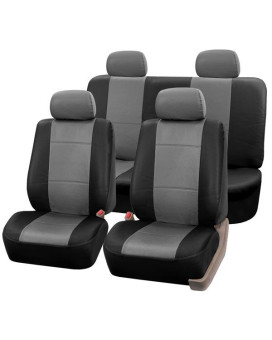 Pu Leather Car Seat Covers - Grayblack