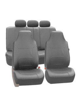Royal Leather Car Seat Covers - Solidgray