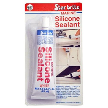 STAR BRITE Silicone Sealant White 2.8 OZ. (082101)