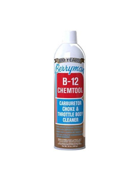 Berryman Products 0117 B-12 Chemtool Carburetor, Choke and Throttle Body Cleaner [Not VOC Compliant in Some States], 16-Ounce (117)