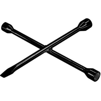 14 inch SAE/Metric Combination Lug Wrench with Spade Tip