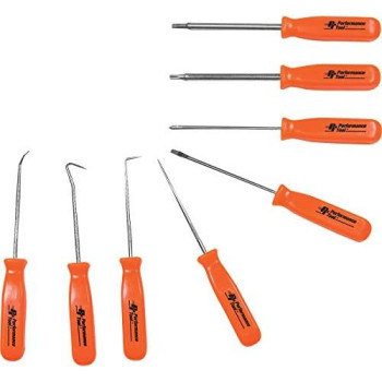 Performance Tool W941 8-Piece Specialty Pick/Driver Set