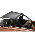 Bestop 5254001 Black Traditional Bikini Top for 1964-1984 Toyota Land Cruiser