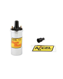 ACCEL 8140C Performance Universal SuperStock Chrome Point High Energy Coil