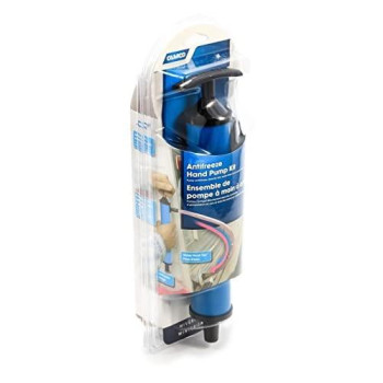 Camco Antifreeze Hand Pump Kit- Pumps Antifreeze Directly Into The Rv Waterlines And Supply Tanks, Makes Winterizing Simple And Easier (36003) , Blue