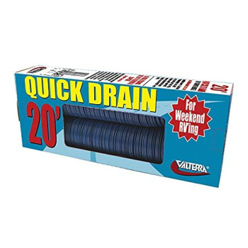 Valterra D04-0046 Blue 20 Standard Quick Drain Hose