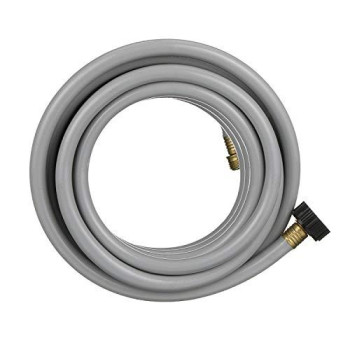 Valterra Flushing Hose for RVs, Campers, Trailers - 1/2" x 25, Gray