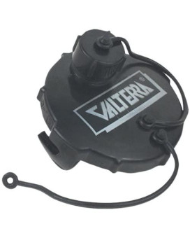 Valterra T1020-1 Waste Valve Cap - 3" with Capped 3/4" GHT, Black