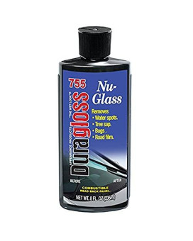 Duragloss 755 Automotive Glass Water Spot Remover - 8 oz.