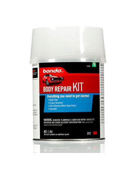 Bondo Body Repair Kit, 00312, Everything You Need to Get Started, 1 Kit