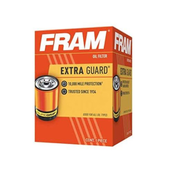 Fram Extra Guard Ph3614, 10K Mile Change Interval Spin-On Oil Filter