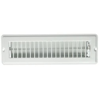 AP Products (13640 White 2-1/4" x 10" Floor Register